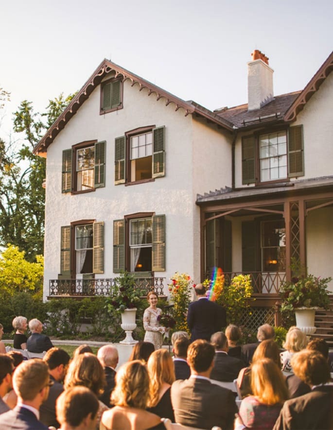 A meaningful and historic wedding ceremony at President Lincoln’s Cottage surrounded by peaceful gardens