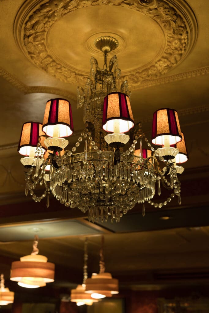Intimate cocktail reception space at Lucy Mercer Bar in Minetta Tavern Washington DC
