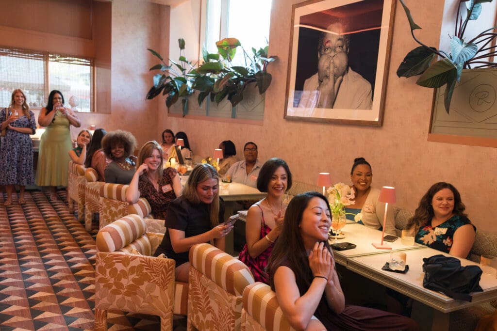 Wedding vendors gathered for a community event in Georgetown hosted by Zola for Vendors.